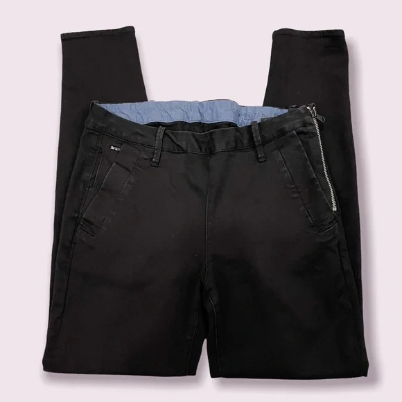 𝅺G-STAR Raw black Bronson mid zip chino pants size 28 - Picture 5 of 11